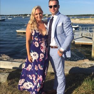 Yumi Kim Floral Maxi Wrap Dress